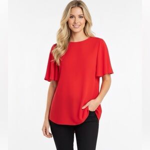 Zenana red top size large